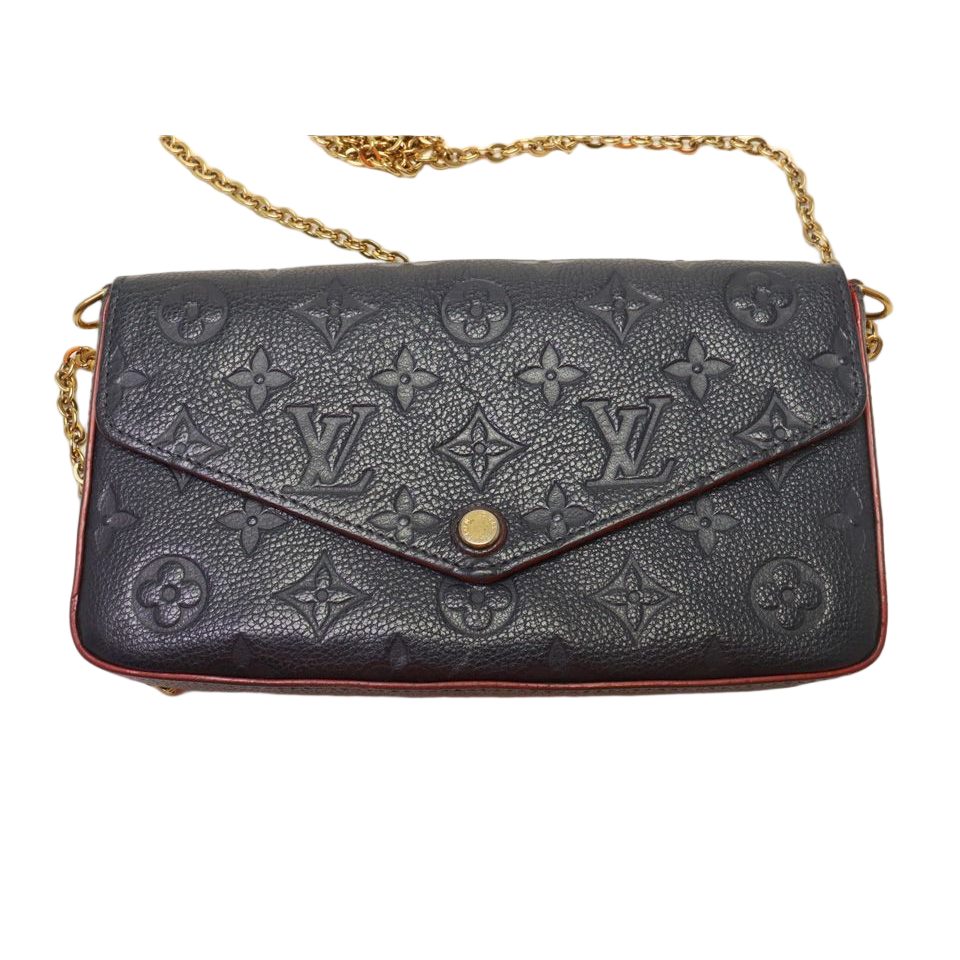 Louis Vuitton Monogram Empreinte Pochette Felicie Chain Wallet Shoulder Bag