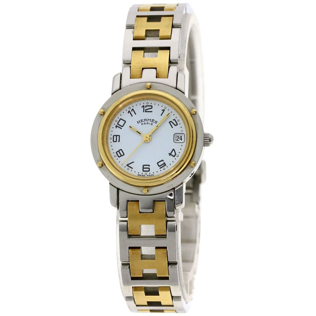 Hermes Clipper Watch SS Ssxgp