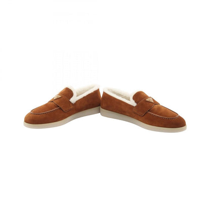 Prada Loafers Triangle Logo Brown — view 3