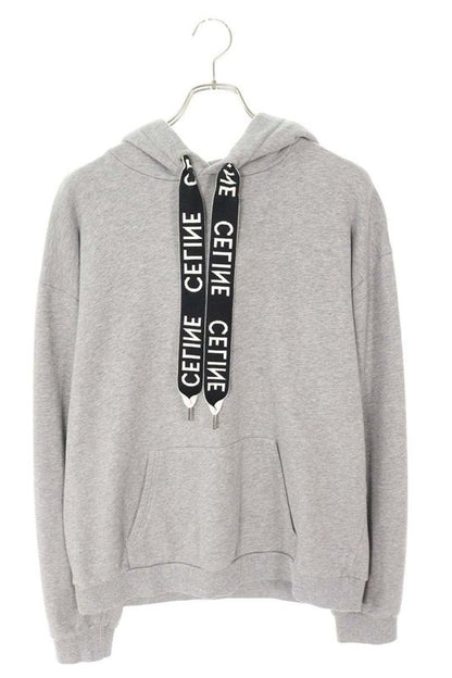 Celine 2y468670q Logo Drawcord Pullover Hoodie Men's L