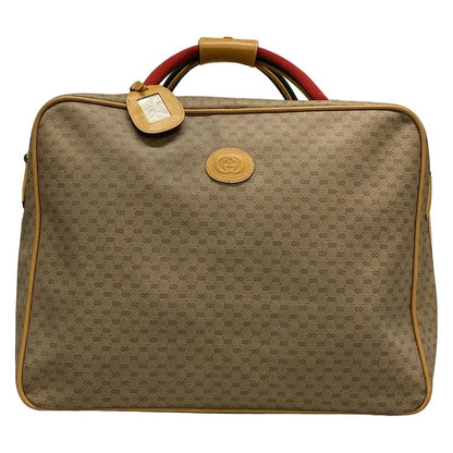 Gucci Boston Bag Old Guccisherry 1239 Beige X Light Brown X Multi Leather