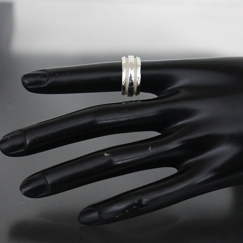 Tiffany & Co Grouped Ring No 7 AG 925 Silver 9 mm E1830