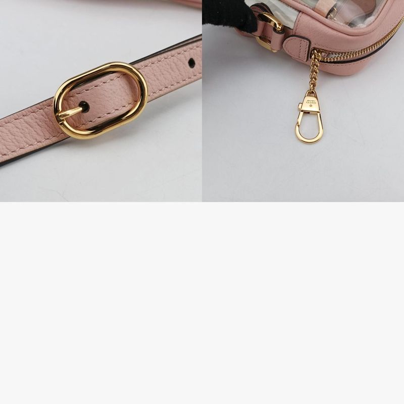 Gucci Ophidia Pink And Multicolor PVC And Leather 517350