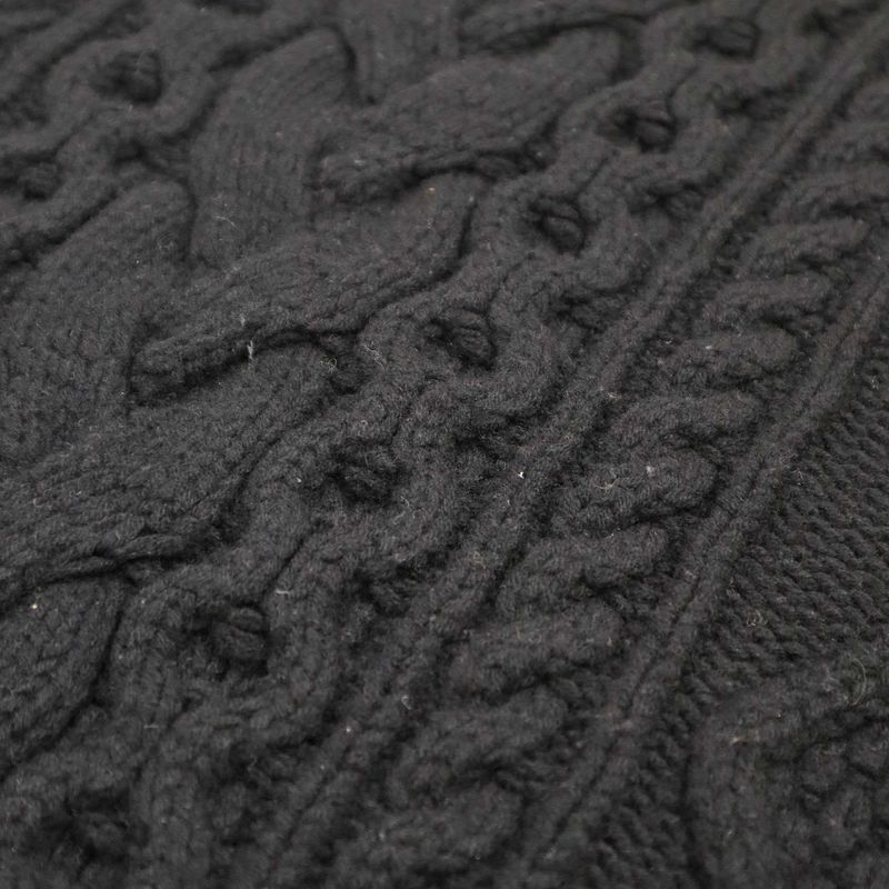 Celine Wool Cashmere Cable Knit Sweater 2a614374d Black S