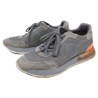 Hermes Drive Series Motif Suede Mesh Sneakers 41