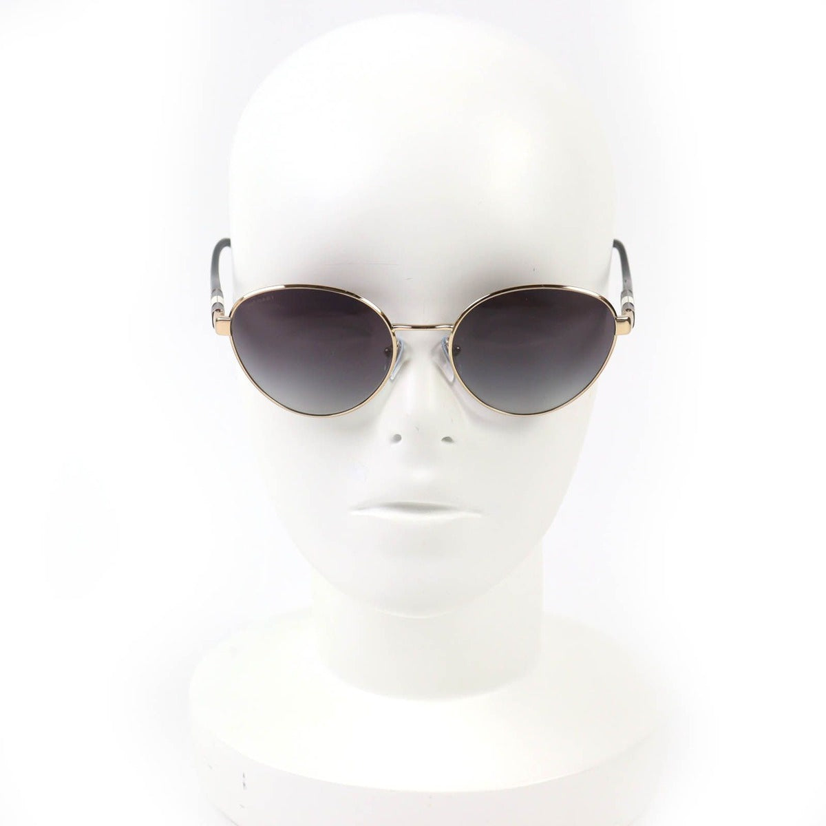 Bvlgari Serpenti 6155 Boston Frame Sunglasses Black Gold 5518 140 Demo Lens — view 3