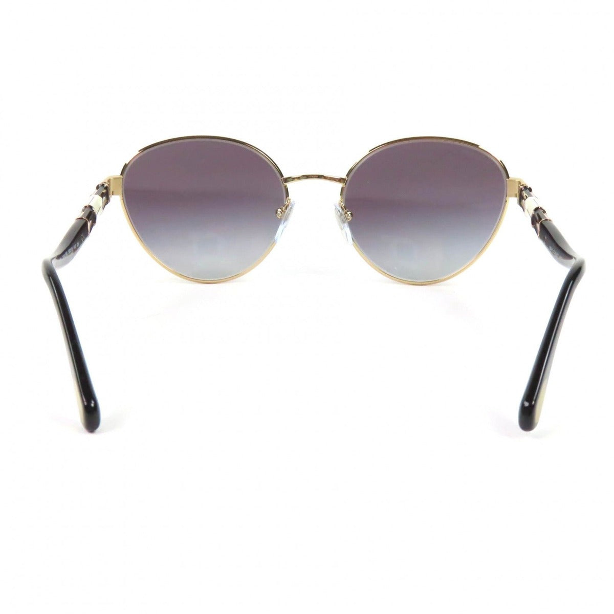 Bvlgari Serpenti 6155 Boston Frame Sunglasses Black Gold 5518 140 Demo Lens — view 5
