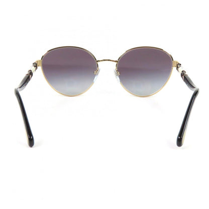 Bvlgari Serpenti 6155 Boston Frame Sunglasses Black Gold 5518 140 Demo Lens — view 5