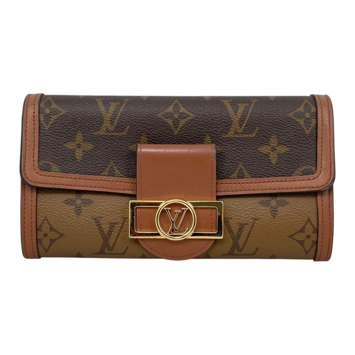 Louis Vuitton Bifold Long Wallet Portefeuille Sarah Dauphine Monogram