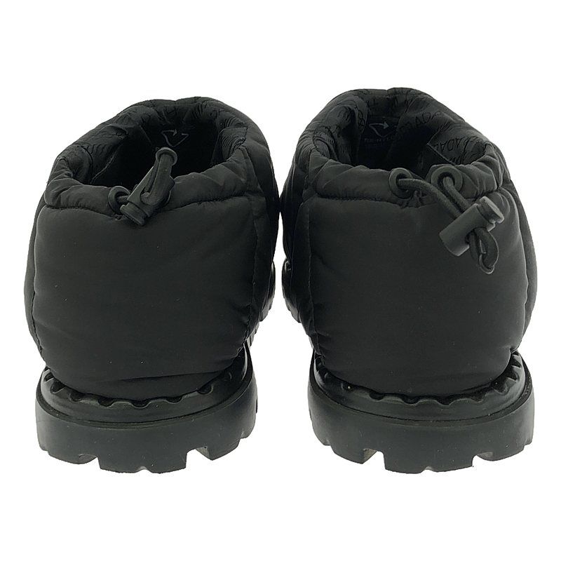 Prada - Triangle Logo Quilted Short Snow Boots - 36 1 2 - Black - Women's