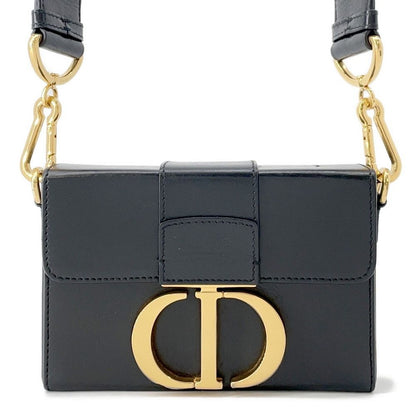 Dior Shoulder Bag 30 Montaigne Leather Black
