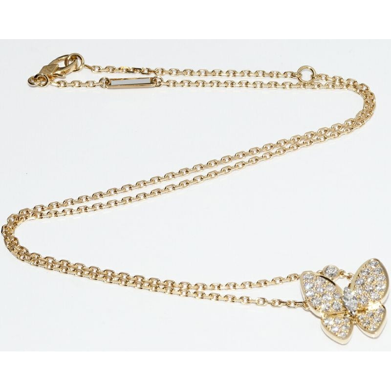 Van Cleef & Arpels Pendant Necklace 18K Yellow Gold 36 P Diamonds 1 De — view 4