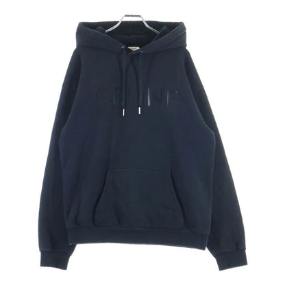Celine Logo Pullover Hoodie Black