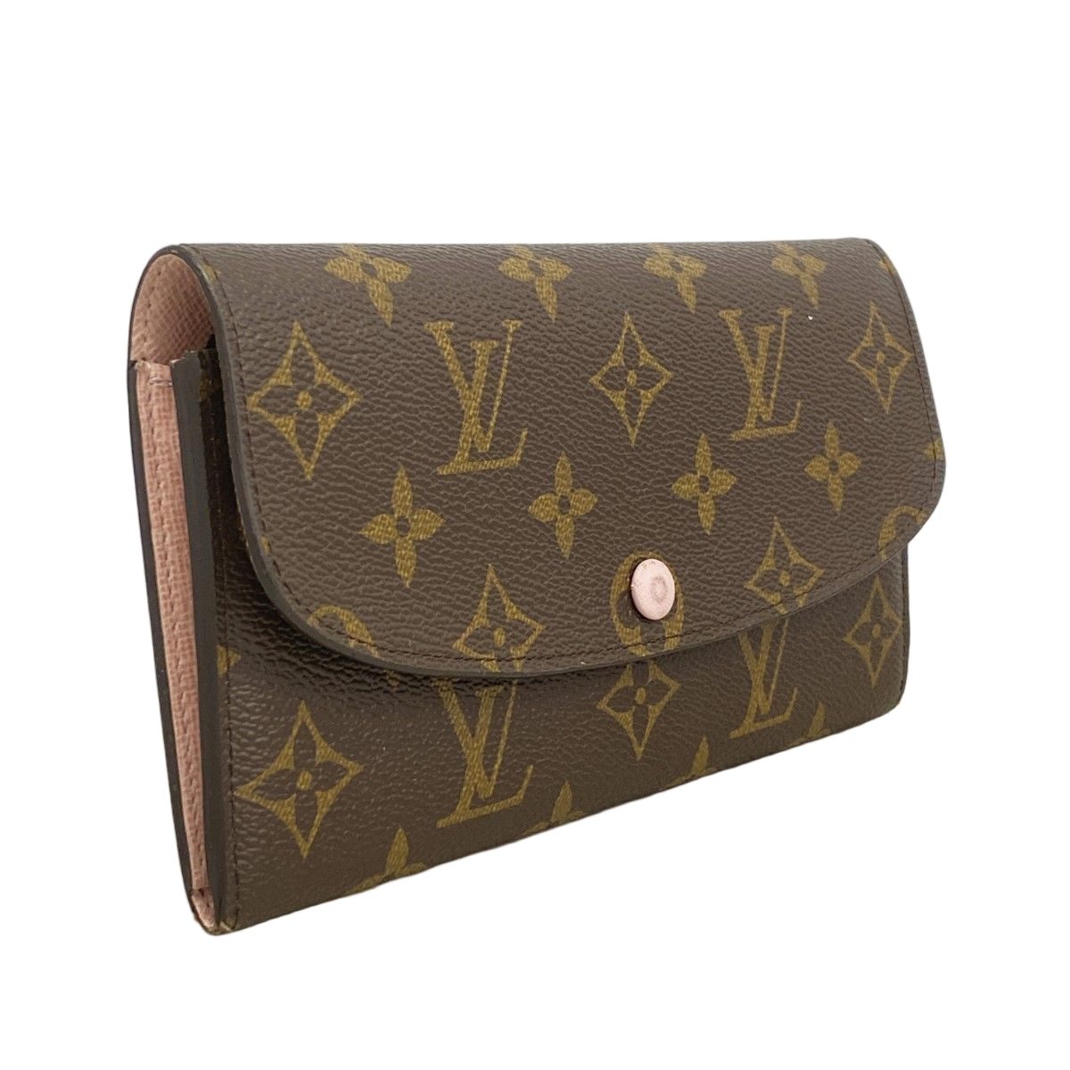 Louis Vuitton Wallet Monogram Portefeuille Emily Brown Rose Velours — view 2