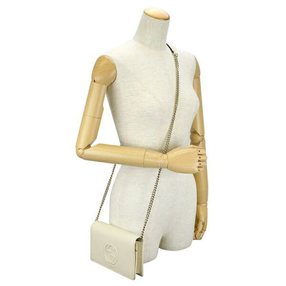 Gucci Shoulder Bag Soho Ivory