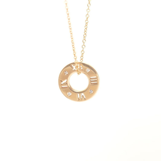 Tiffany & Co Necklace Atlas Earrings de Diamond 18K