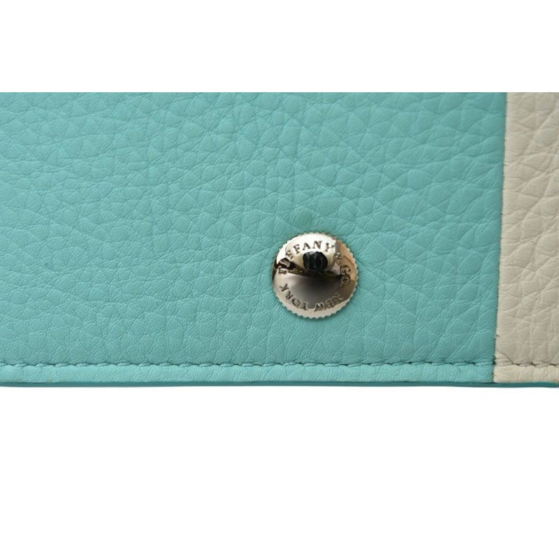Tiffany & Co Card Case Coin Mini Wallet Vertical Fold — view 4