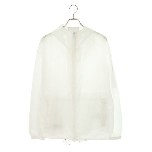 Prada Triangle Logo Plated Nylon Zip Jacket