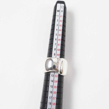 CHANEL Large Logo Ring / Ring Accessories Sv925 Silver Size 11 Weight 19.5g