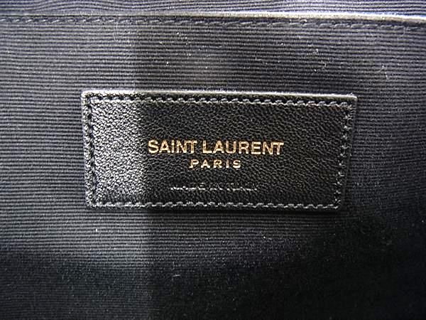 Saint Laurent PVC X Leather Star Clutch Bag Second Bag Men's Brownish