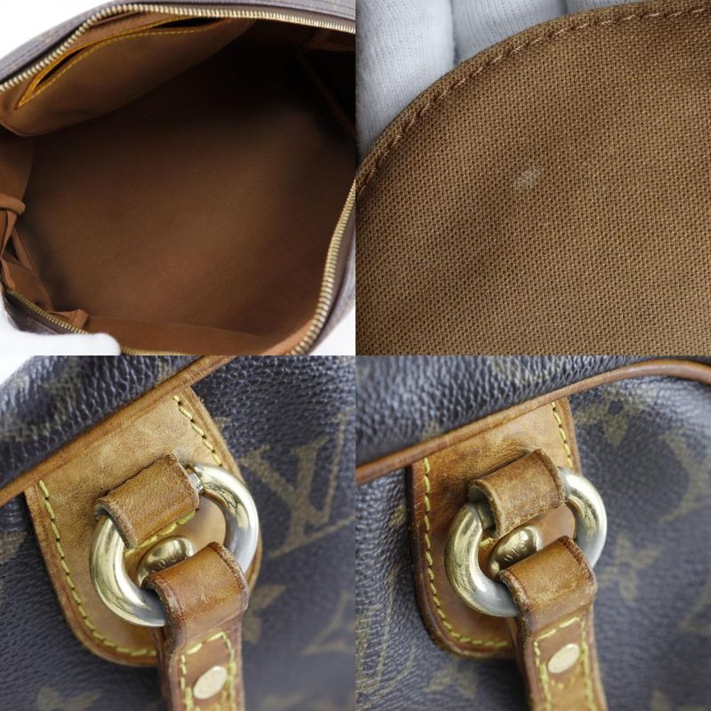 Louis Vuitton Montorgueil PM M95565 Monogram Canvas Brown Ca1008 Ladies