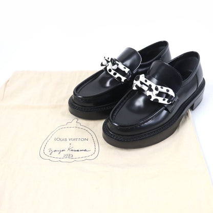 Louis Vuitton Yayoi Kusama Academy Line Leather Loafer Black 34.5 Storage With