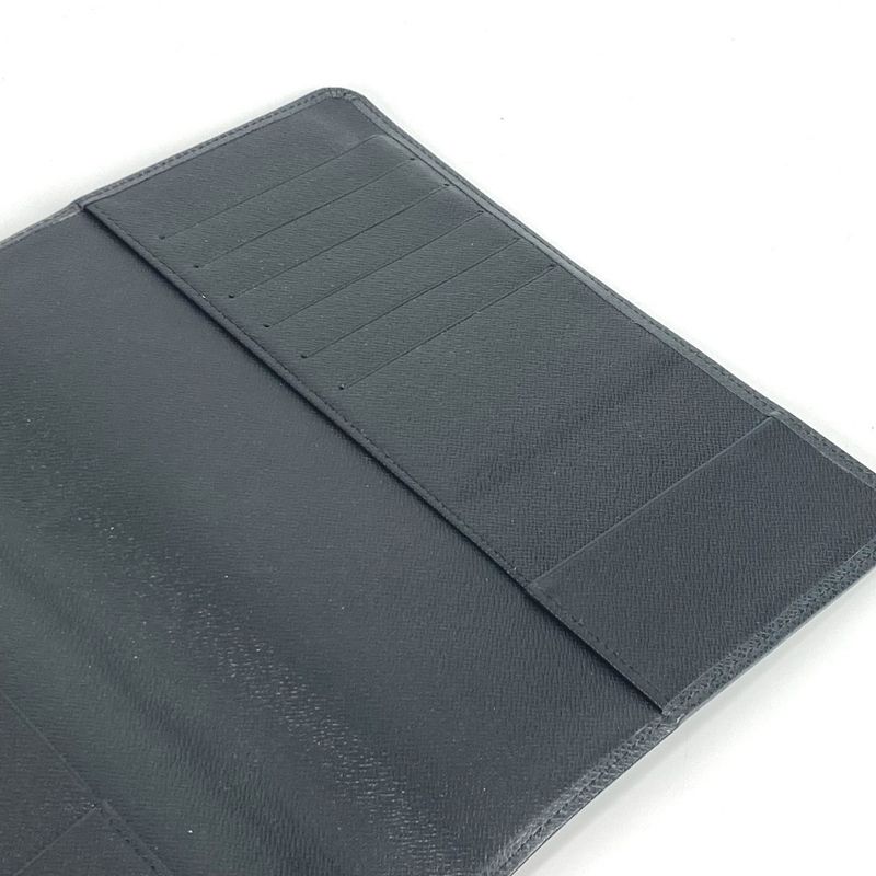 Louis Vuitton Notebook Cover Agenda Bureau R20409 Taiga Leather Black