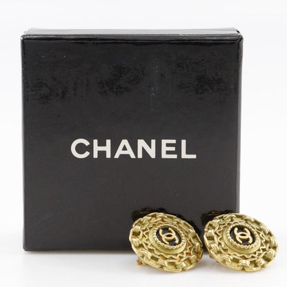 Chanel Coco Mark Vintage Gold Plated 94A Ladies 14.5g Earring