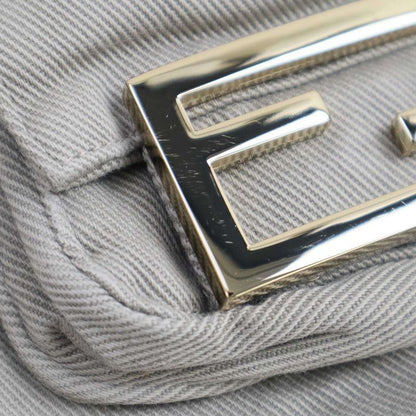 Fendi 22aw Baguette 25th Anniversary Cotton Drill Skirt Fq7439 Am34 Beige 38