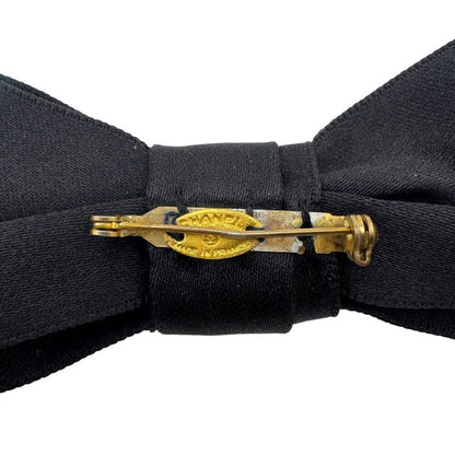 Chanel Brooch Ribbon And Other Fashion Accessories Black Ladies