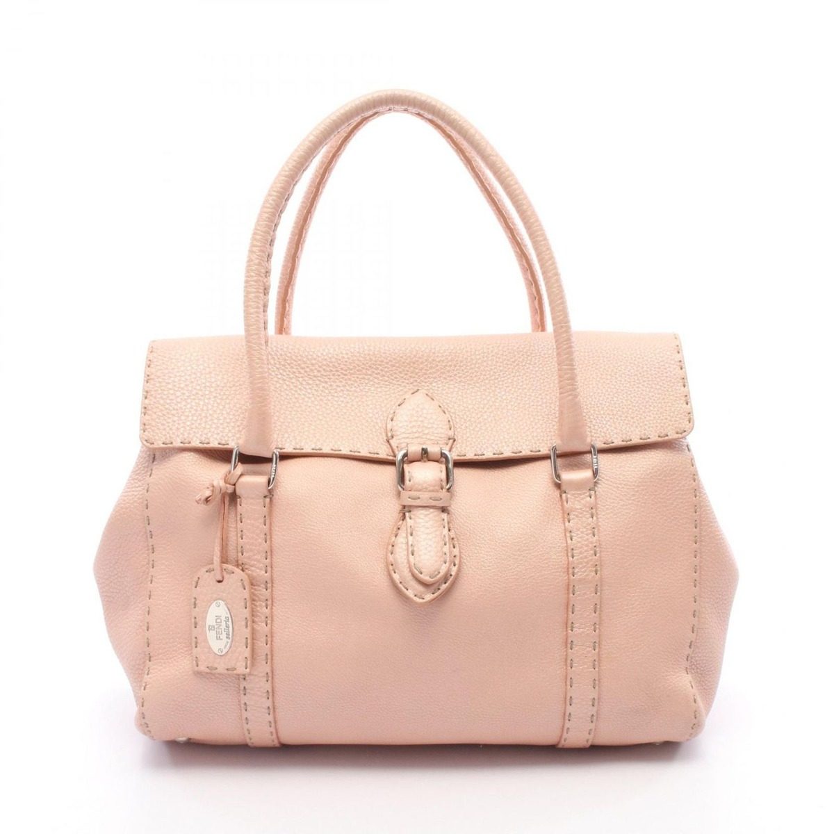 Fendi Handbag Linda Selleria Pink Leather