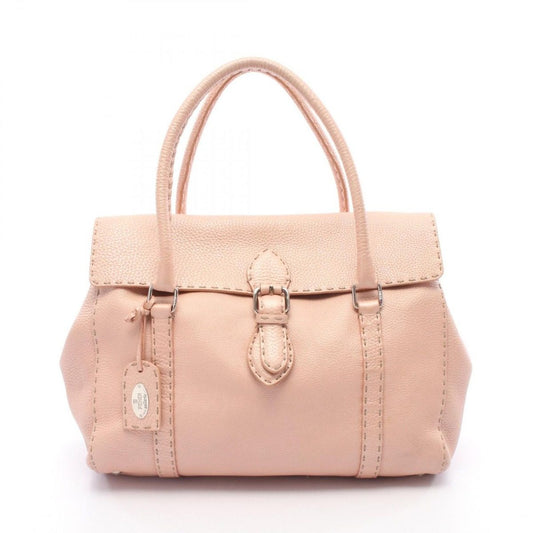 Fendi Handbag Linda Selleria Pink Leather