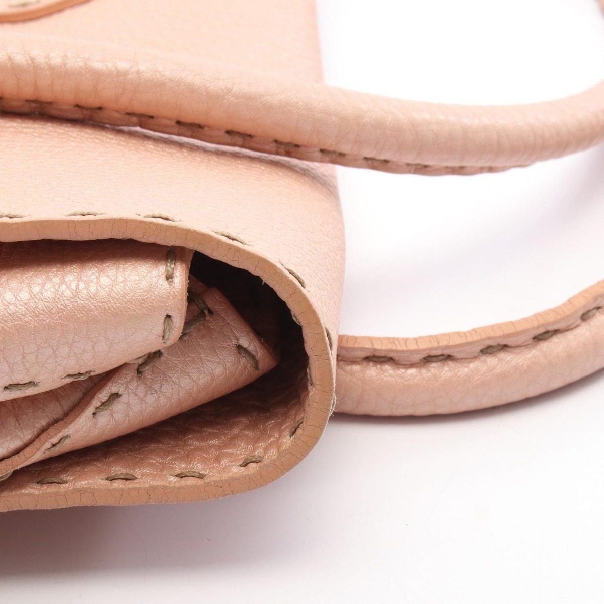 Fendi Handbag Linda Selleria Pink Leather — view 8