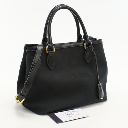 Prada 2WAY 1ba172 UCW F0002 Tote Bag Canvas Scuff Deuce