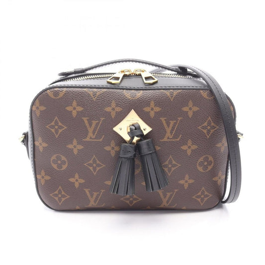 Louis Vuitton Shoulder Bag Saintonge 2-Way Noir Black Canvas Leather
