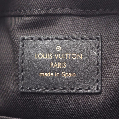 Louis Vuitton Shoulder Bag Saintonge 2-Way Noir Black Canvas Leather — view 4