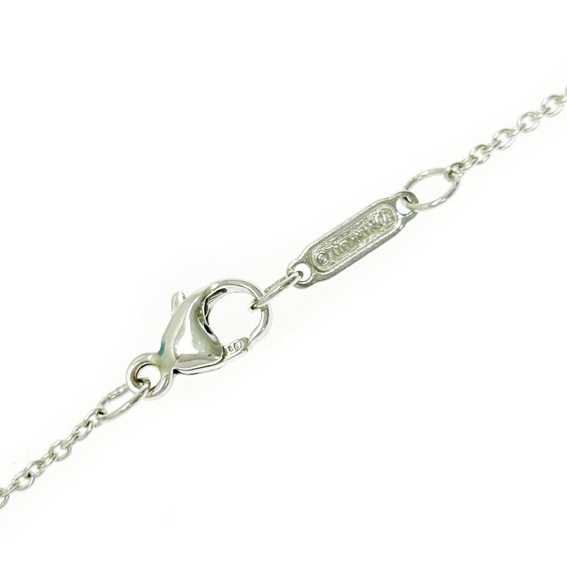 Tiffany & Co Silver 1837 Round Lock Necklace 10.4g 925 Engraved 465502 Necklace