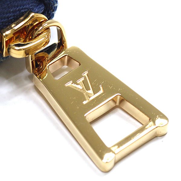 Louis Vuitton LV Remix Zippy Coin Purse Monogram Denim Blue M82957 Wallet S Rank