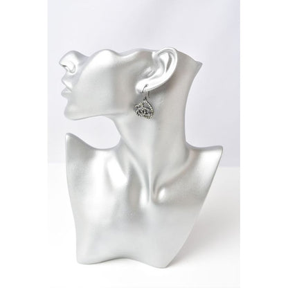 Chanel CC Motif Coco Mark Swing Pearl Silver White — view 4