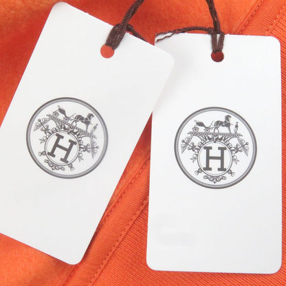 Hermes 2021 H Logo Embroidery Serie Button Blouson Jacket Stadium Jacket Orange