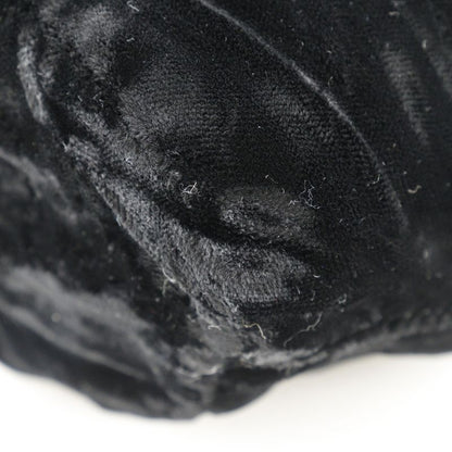 Prada Drawstring Black Velour B8004 Velour NERO Black Women's Pouch