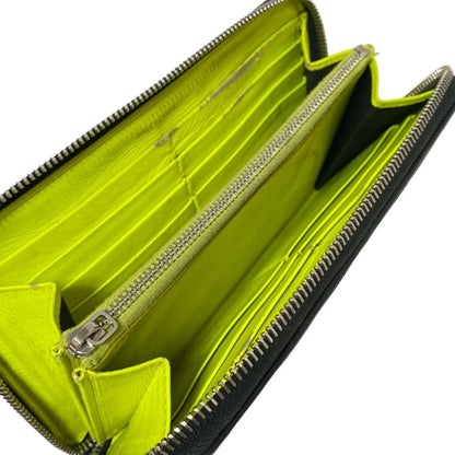 Balenciaga Everyday Continental Zip Around 505052 Black And White Round Zipper