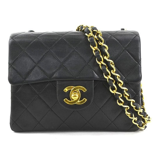 Chanel Shoulder Lambskin Black Bag