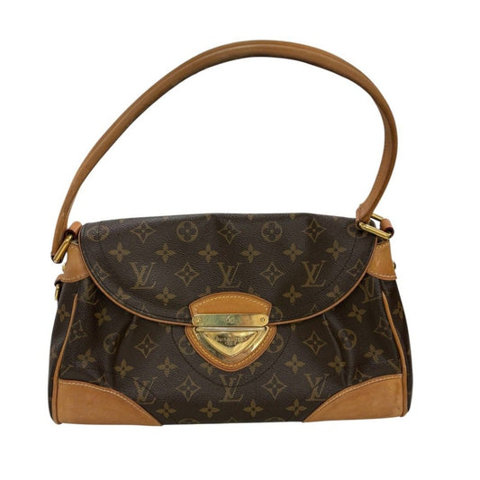 Louis Vuitton Monogram Skylark Brown Gold Leather Shoulder Bag