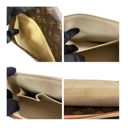 Louis Vuitton Monogram Skylark Brown Gold Leather Shoulder Bag — view 6