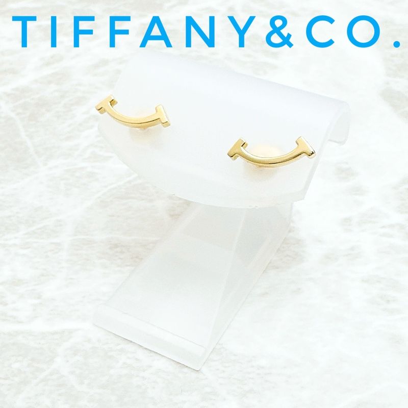/tiffany & Co T-smile Yellow Gold Earrings U