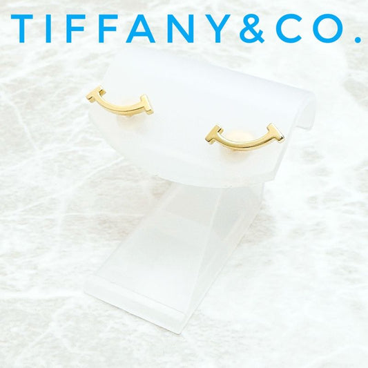 /tiffany & Co T-smile Yellow Gold Earrings U