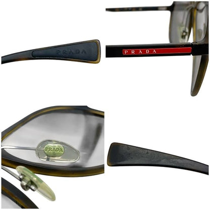 Prada Sunglasses Brown Sport Excellent Condition Plastic Preowned Prada