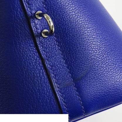 Hermes Bolide 1923 30 Blue Electric Silver Evercolor 2-Way Shoulder Bag — view 6