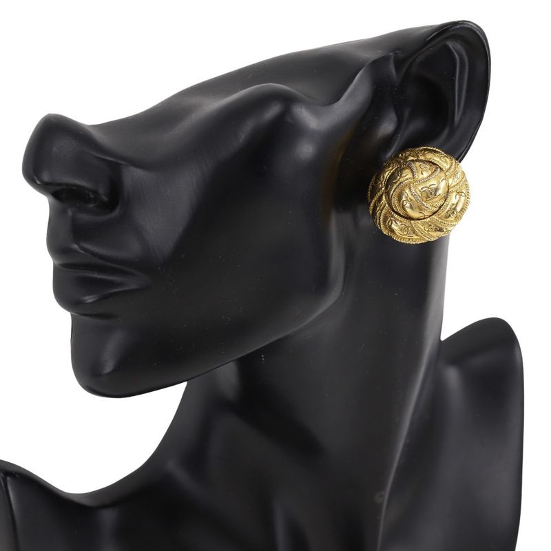Chanel Gold Plated Ladies 30.2g Earrings